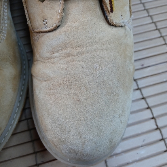 Timberland "Amston" Wedge Heel Wheat Nubuck paracord lace lug sole Boots 8251A - Picture 7 of 10